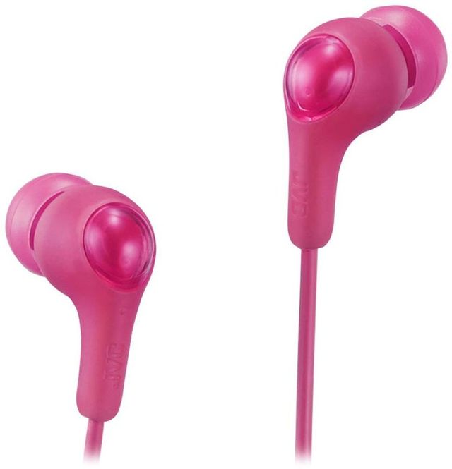 JVC HA-FX9BT Pink Gumy Wireless Bluetooth In-Ear Headphones 1