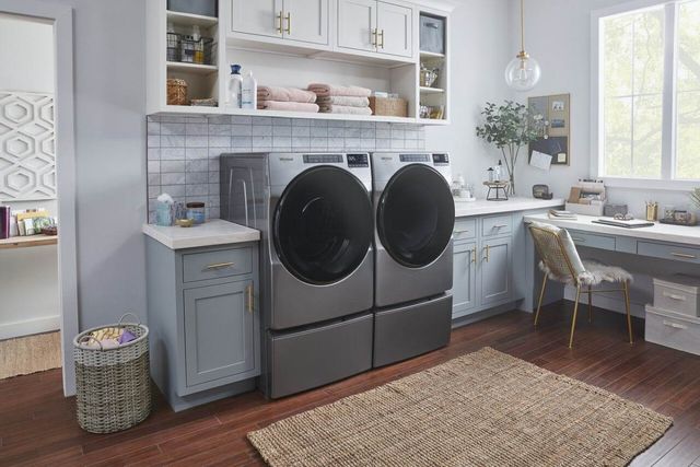 Whirlpool® 5.0 Cu. Ft. White Front Load Washer 18