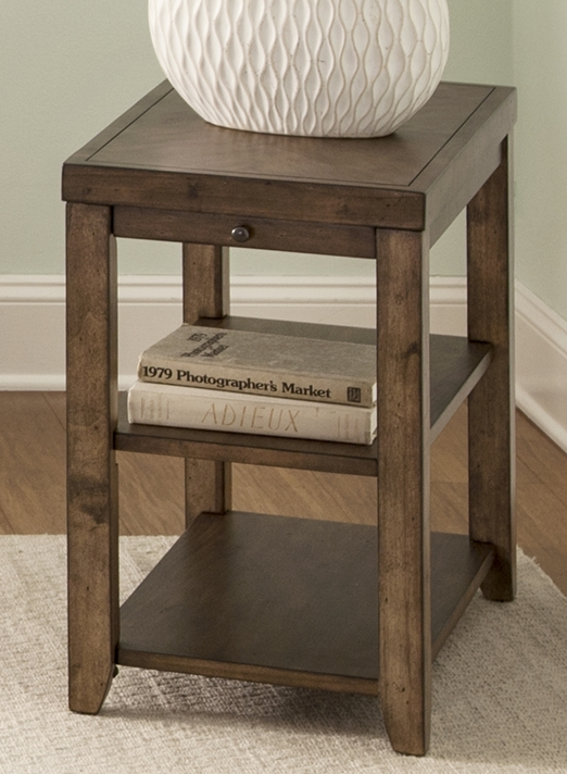 Liberty Furniture Mitchell Nutmeg Chair Side Table