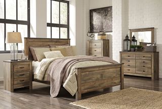 Signature Design by Ashley® Trinell 6 Piece Brown Queen Bedroom Set