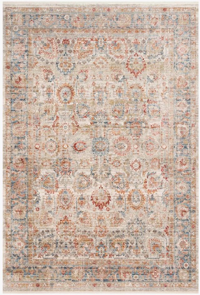 Loloi II Claire Red/Ivory 5'x8' Rug