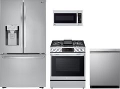 LG 4 Piece Stainless Steel Kitchen Package