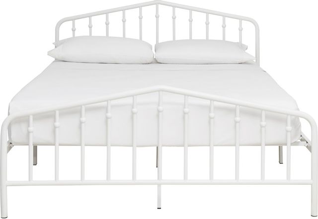 Signature Design by Ashley® Trentlore White Queen Metal Bed 5
