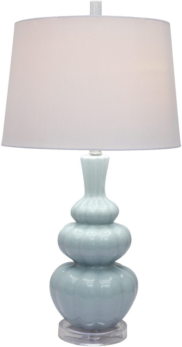 Crestview Collection Strata Pale Blue Table Lamp-0