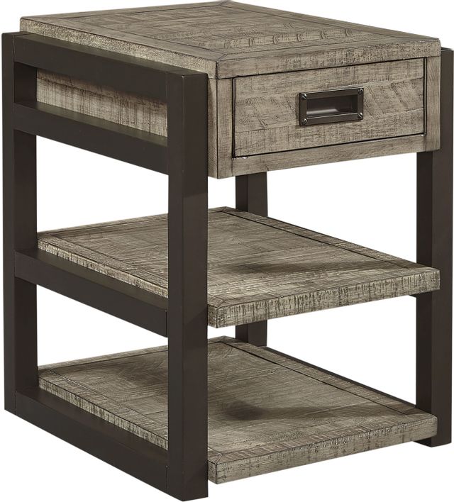aspenhome® Grayson Cinder Grey Chairside Table
