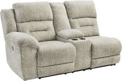 Signature Design by Ashley® Family Den 3-Piece Pewter Power Reclining Sectional