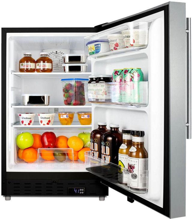 Summit 20 Wide Built-In All-Refrigerator ADA Compliant - ALR47BCSSHV