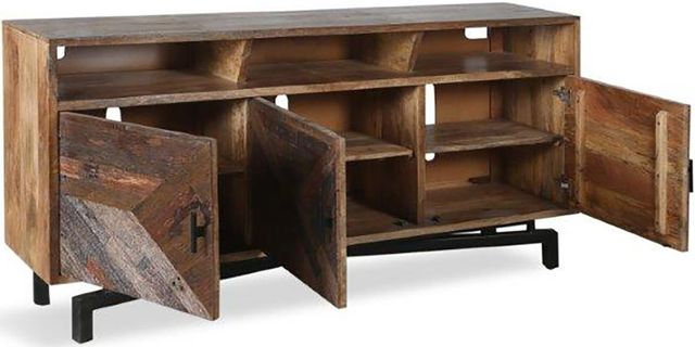 Parker House® Crossings The Underground Reclaimed Rustic Brown 69" TV Console 1