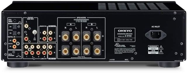 Onkyo® A-9150 Black Integrated Stereo Amplifier 1