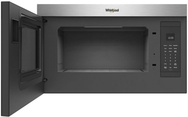Whirlpool® 1.1 Cu. Ft. Fingerprint Resistant Stainless Steel Over The Range Microwave -1