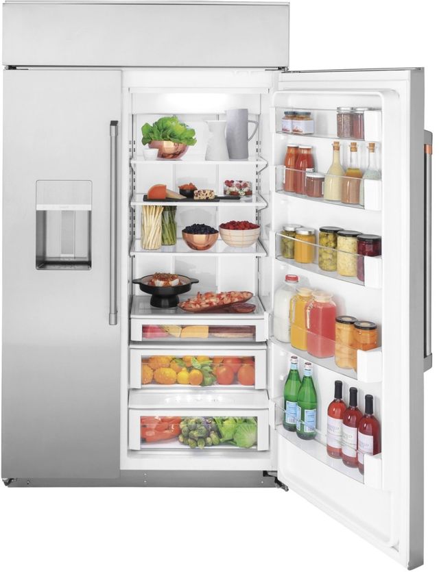 Café™ 28.7 Cu. Ft. Stainless Steel Built-In Side-by-Side Refrigerator-3