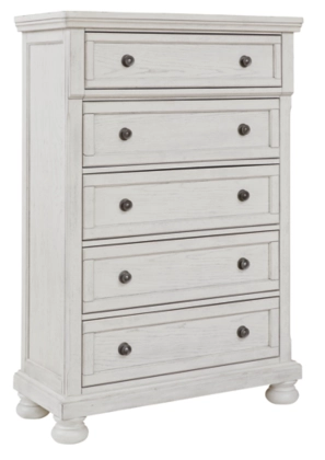 Signature Design by Ashley® Robbinsdale Antique White Chest of Drawers