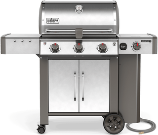 Weber® Genesis® II LX S-340 Free Standing Gas Grill-Stainless Steel