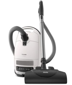 Miele Complete C3 Cat and Dog Lotus White Canister Vacuum