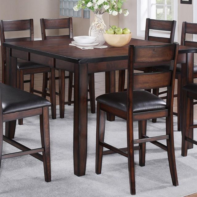 Crown Mark Maldives Brown Counter Height Dining Table-2