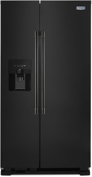 Maytag® 24.5 Cu. Ft. Black Side By Side Refrigerator