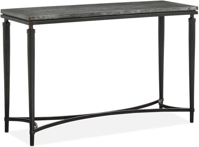 Magnussen® Home Waylon Galvanized Copper Rectangular Sofa Table 0