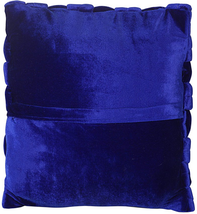 Moe's Home Collections PJ Royal Blue Velvet Pillow 1