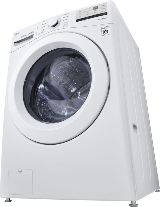 LG White Front Load Laundry Pair 7
