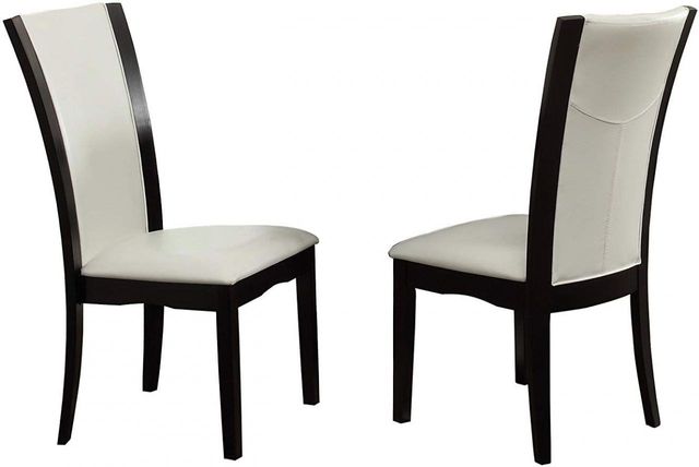 Homelegance® Daisy White/Espresso Dining Side Chair 0