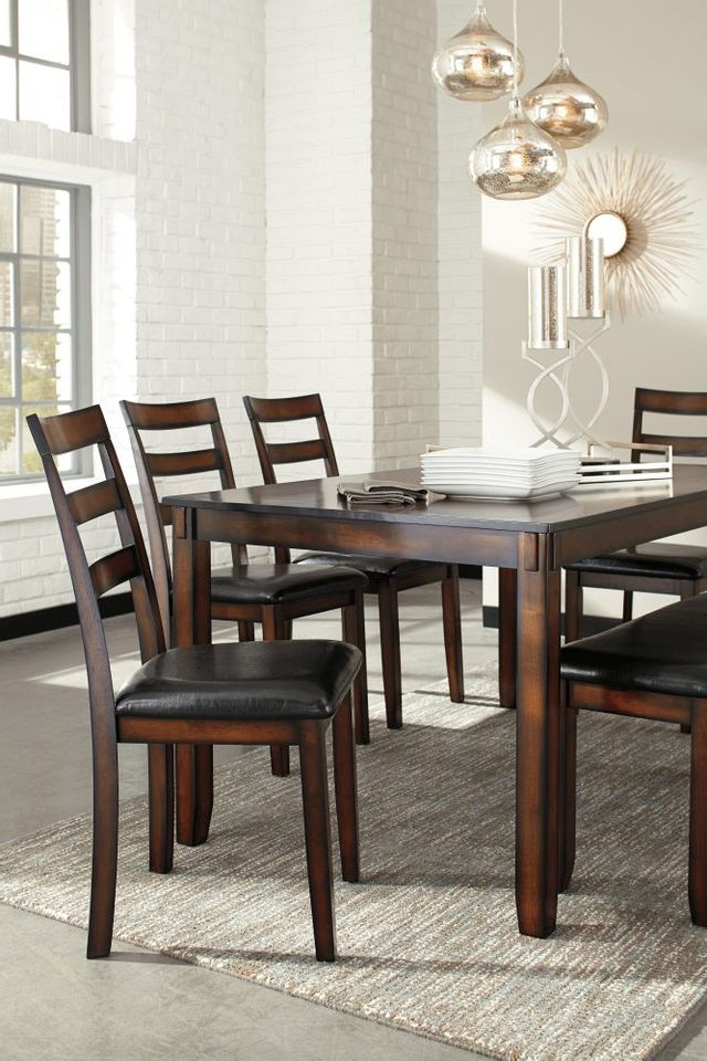 Signature Design by Ashley® Coviar 6-Piece Brown Dining Table Set 1
