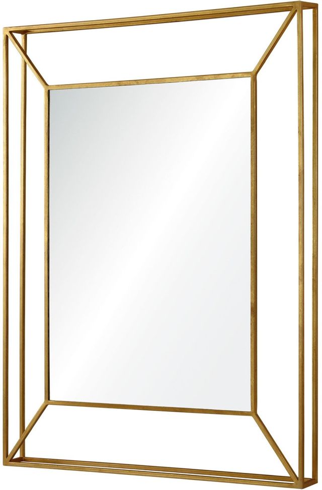 Miroir mural Wilton, feuille d'or, Renwil® 1