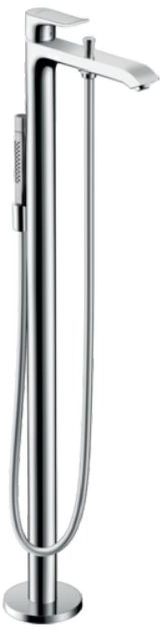 Hansgrohe Metris Chrome 5.31 GPM Freestanding Tub Filler Trim with 1.75 GPM Handshower