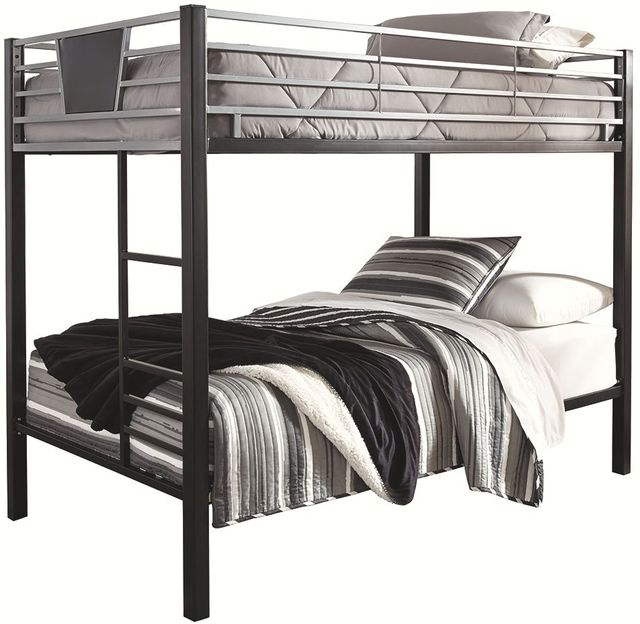 Signature Design by Ashley® Dinsmore Gray Twin/Twin Bunk Bed with Ladder