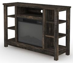 Sauder® Sauder Select Carbon Oak®  Fireplace  TV Credenza