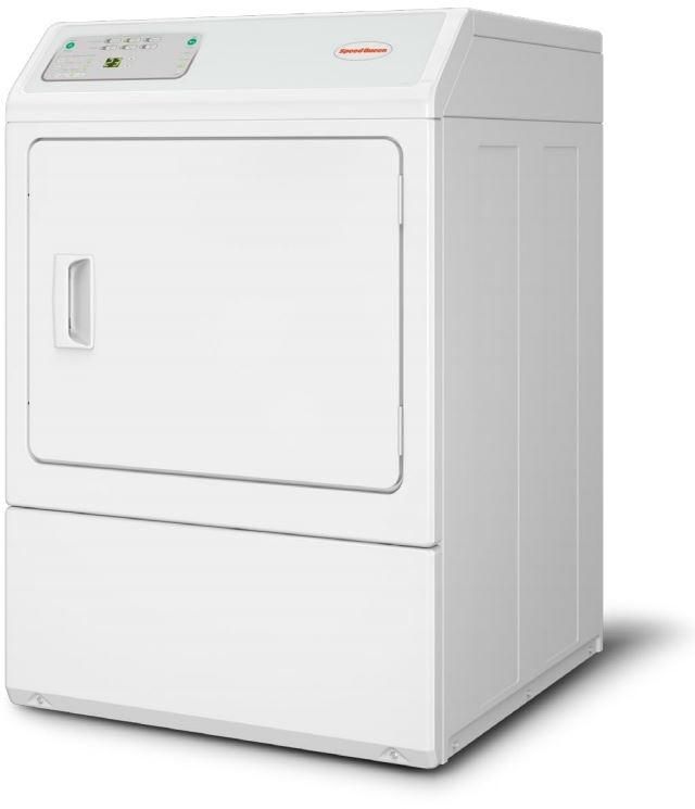 Speed Queen® Commercial 7.0 Cu. Ft. White Front Load Electric Single Dryer-1