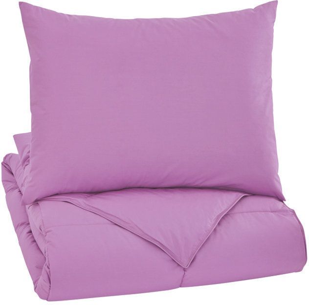 Signature Design by Ashley® Plainfield Lavender 2-Piece Twin Comforter Set-1