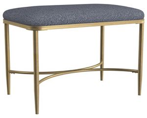 Hillsdale Furniture Wimberly Blue/Gold Vanity Stool