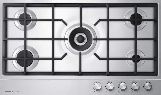 Fisher & Paykel Series 7 36" Stainless Steel Gas Cooktop 0