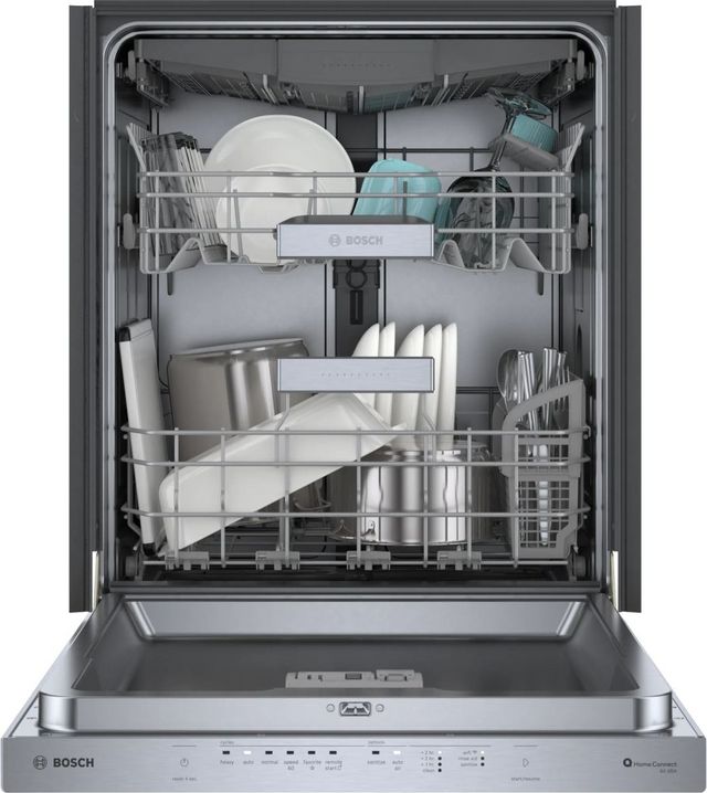 Bosch® 500 Series 24 Stainless Steel Top Control Built In Dishwasher Yale Appliance Boston