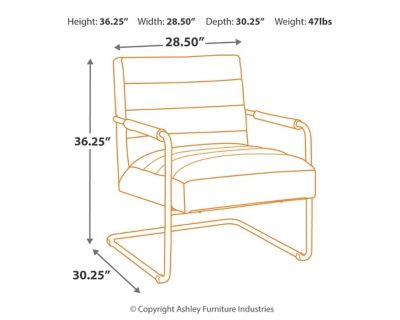 Signature Design by Ashley® Hackley Black Accent Chair 2