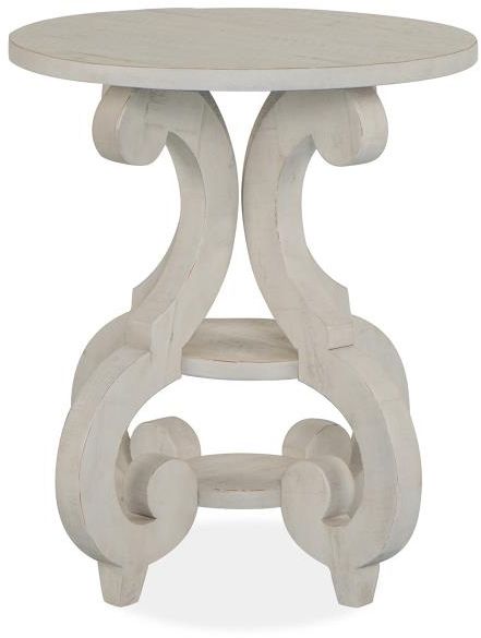 Magnussen Home® Bronwyn Alabaster Accent Table 1