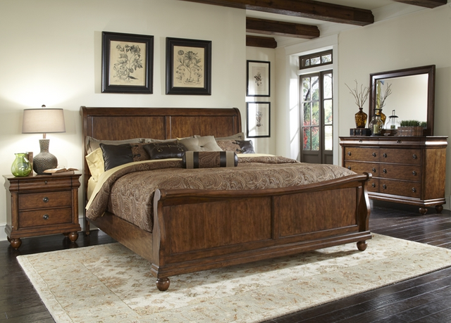Liberty Furniture Rustic Traditions Sleigh Bed Rails-0