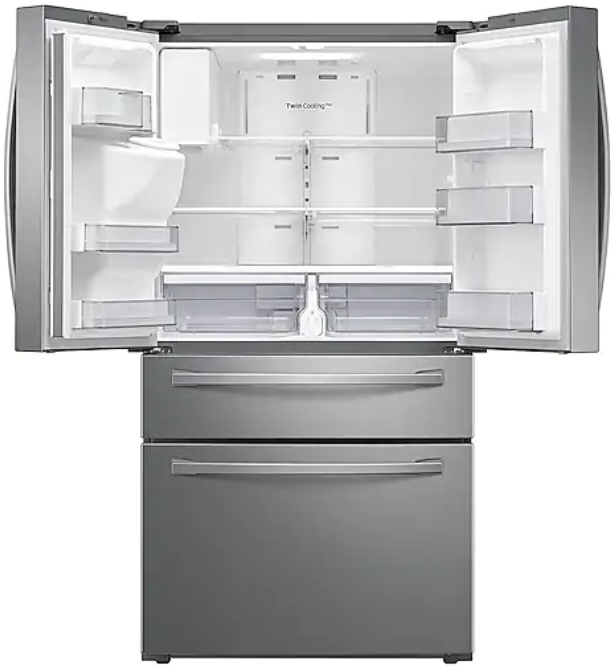 CLOSEOUT Samsung 22.6 Cu. Ft. Fingerprint Resistant Stainless Steel Counter Depth French Door Refrigerator-1