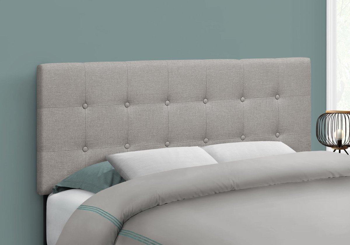 Light grey deals headboard full