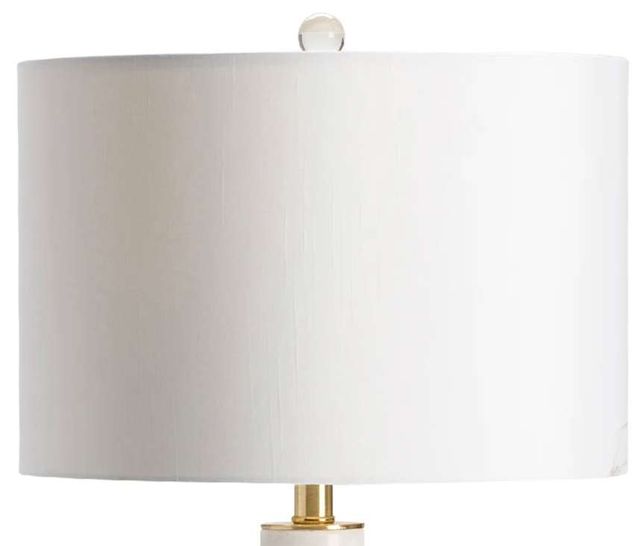 Crestview Collection Marble Column White Table Lamp-2