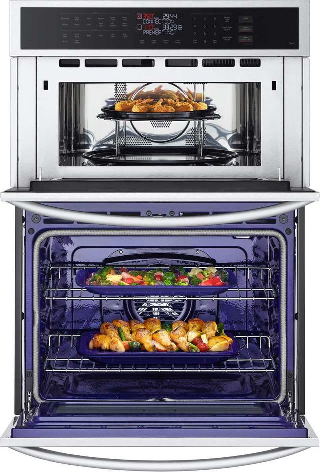 LG 30” PrintProof® Stainless Steel Electric Built In Oven/Microwave Combo 3