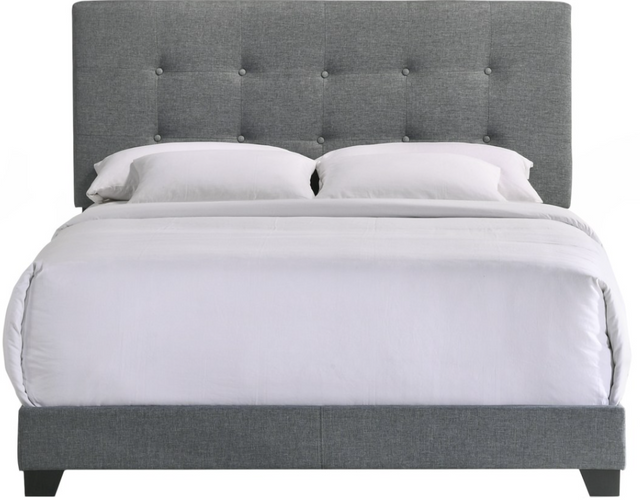 Intercon Addyson Gunmetal Upholstered Bed | Idaho Falls | Blackfoot