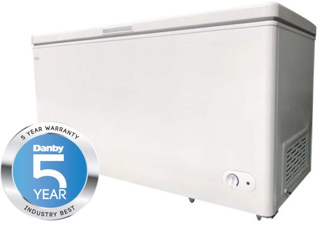 Danby® Designer 14.5 Cu. Ft. White Chest Freezer 3