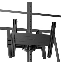 Chief® Professional AV Solutions Black Fusion™ Medium Back To Back Stacked Ceiling Mount 1