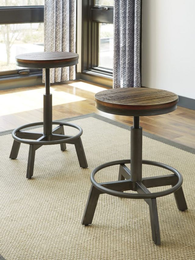 Signature Design by Ashley® Torjin Brown/Gray Counter Height Stool-2