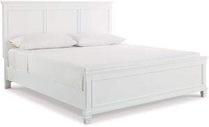 Signature Design by Ashley® Fortman White California King Panel Bed