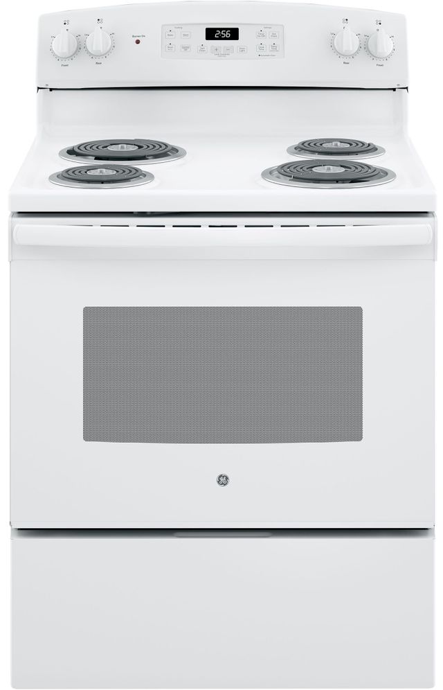 GE® 30" Free Standing Electric Range-White (S/D) 0