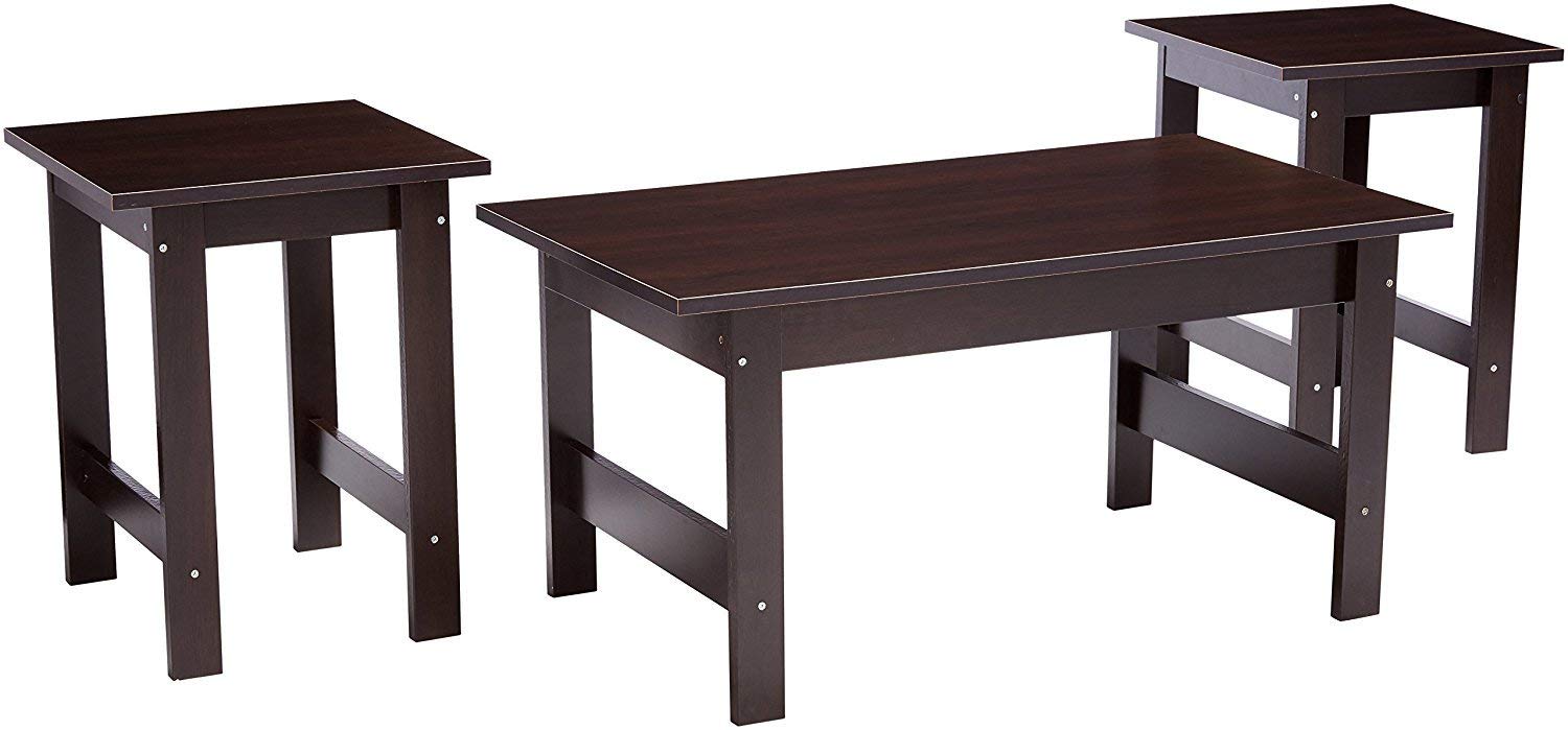 sauder 3 piece table set