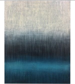 Stylecraft Color Abstract Blue/Black/White Wall Art