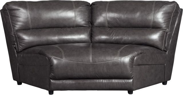 Signature Design by Ashley® McCaskill 3-Piece Gray Reclining Sectional-1